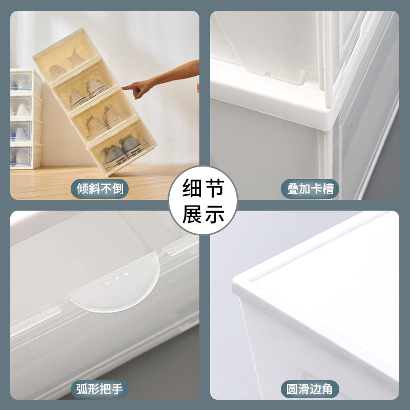 包邮纯色鞋盒加厚大号鞋