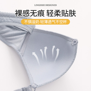 现货孕妇哺乳内衣女薄款 聚拢防下垂怀孕产后喂奶开口文胸罩