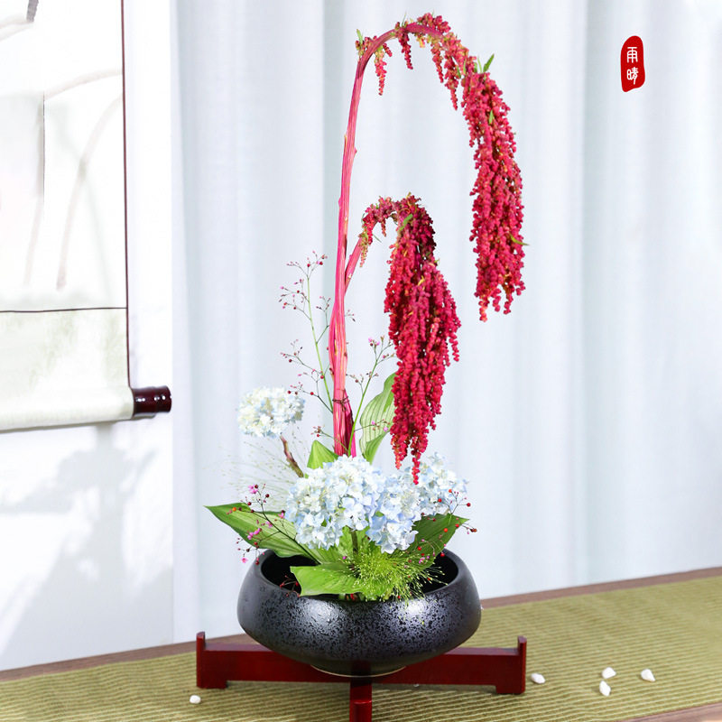 日式插花花器小原流花道