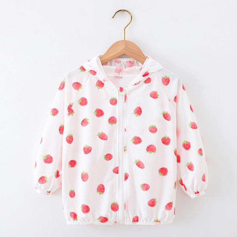 儿童防晒衣春夏宝宝纯棉外套薄款婴儿连帽衫透气外套防风男女童装