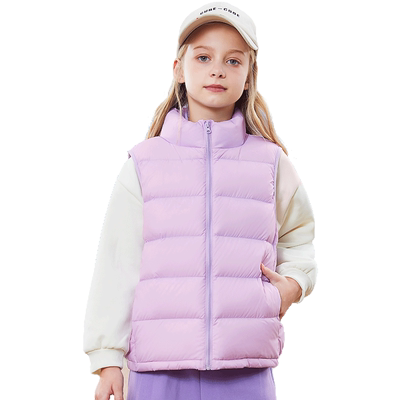 鸭鸭童装羽绒马甲冬季