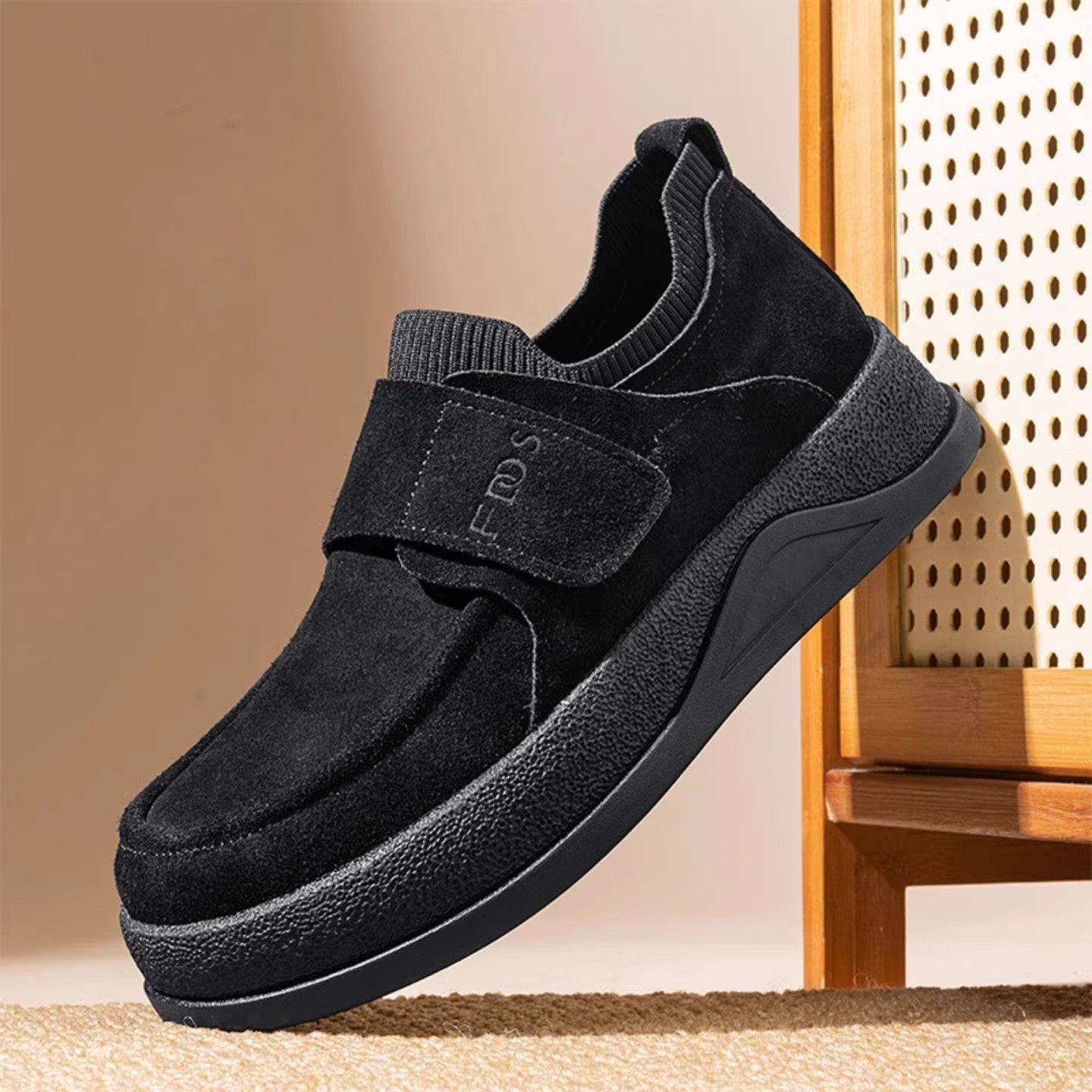 奥泽鲨甄选男鞋2026新款时尚百搭休闲鞋男士魔术贴单鞋开车旅行鞋,流行男鞋,时尚休闲鞋,淘宝优惠券,粉丝福利购,淘宝优惠卷