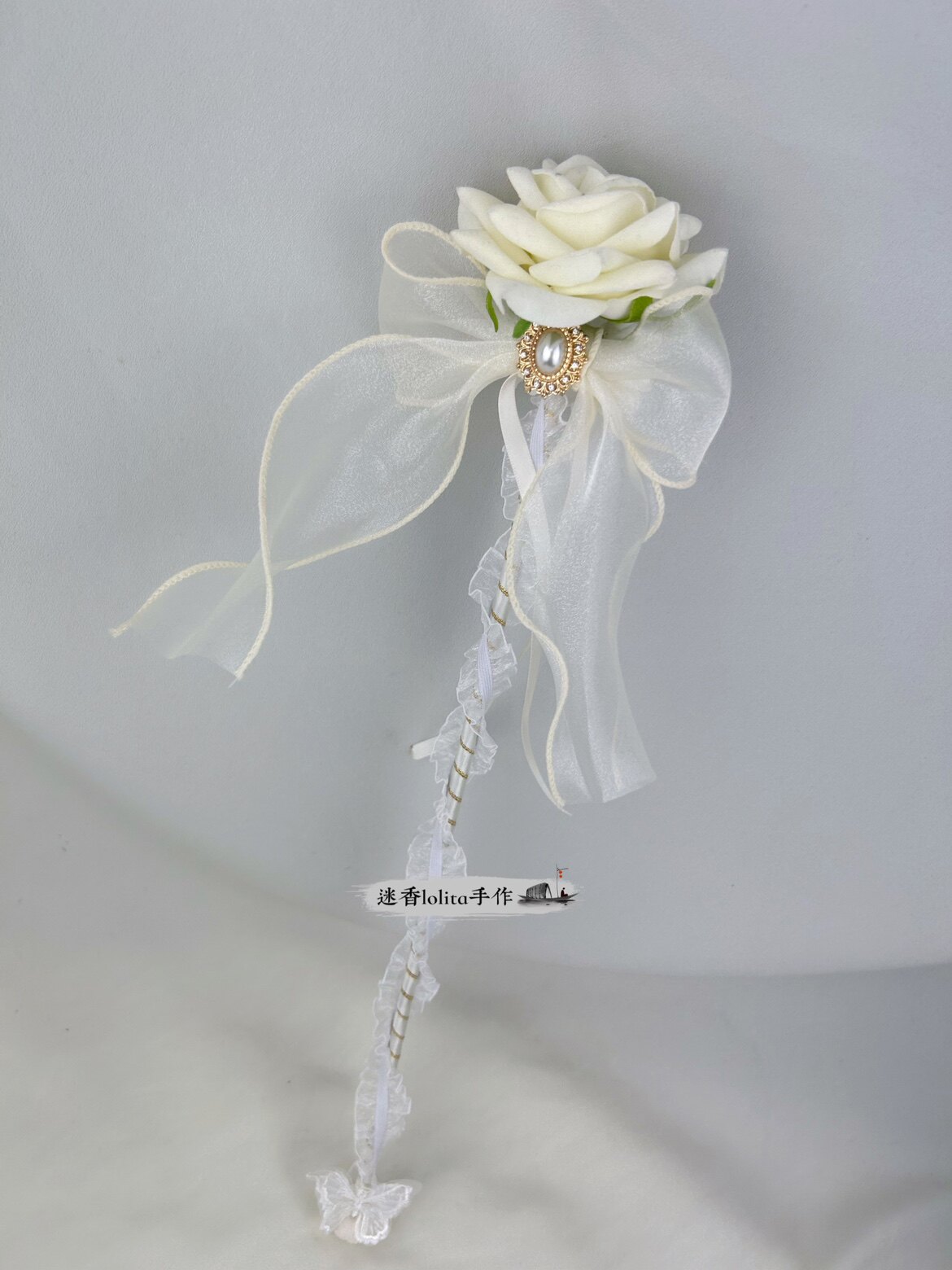 玫瑰花Lolita花杖仙女棒少lolita洛丽塔配