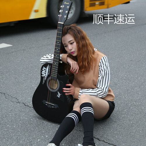 单板jizhilin38-41民谣木吉他
