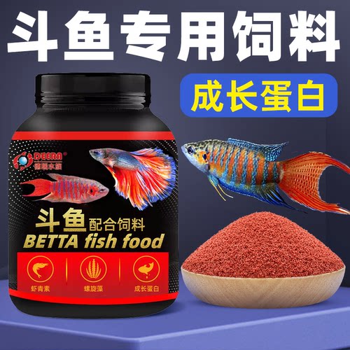 中国斗鱼饲料泰国普叉马尾半月鱼