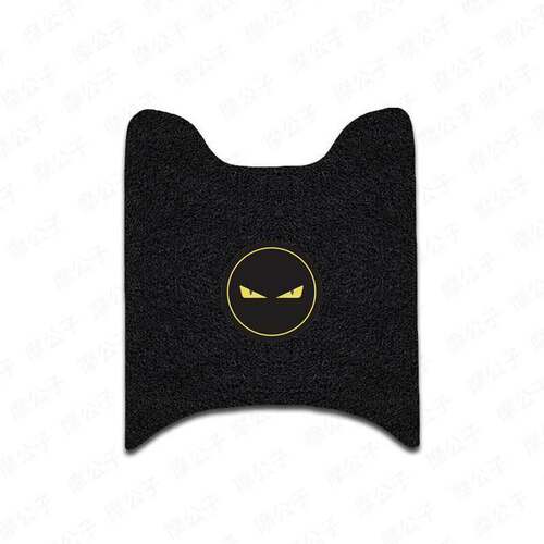 适用于九号电动车E系列丝圈脚垫E80C卡通E100L脚踏垫E70C改装配件