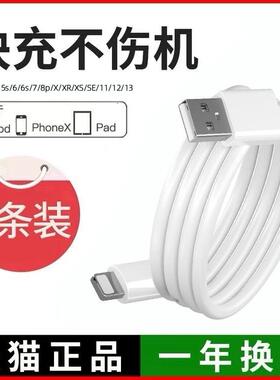 适用苹果11数据线iphone11充电线ip11白色手机线iph1单头平果十一充电宝通用爱疯11电源线A2223加长2米粗