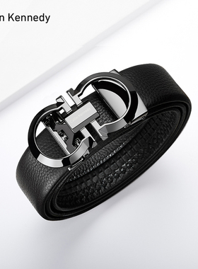 Callin Kennedy皮带男士真皮自动扣2025新款休闲商务纯牛皮裤腰带
