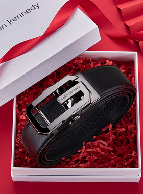 Callin Kennedy皮带男真皮2025新款男士腰带纯牛皮自动扣男式裤带