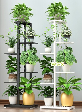 Removable storage shelf Iron Plant Holder Home flower pot