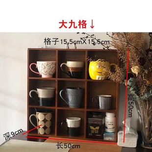 Nordic Solid Wood Storage Rack Wall-mounted Bookshelf 收纳架