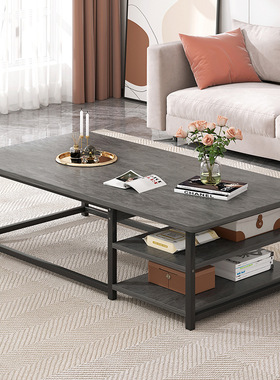 Coffee Table Rectangle TV Stand Vintage Cocktail End Table