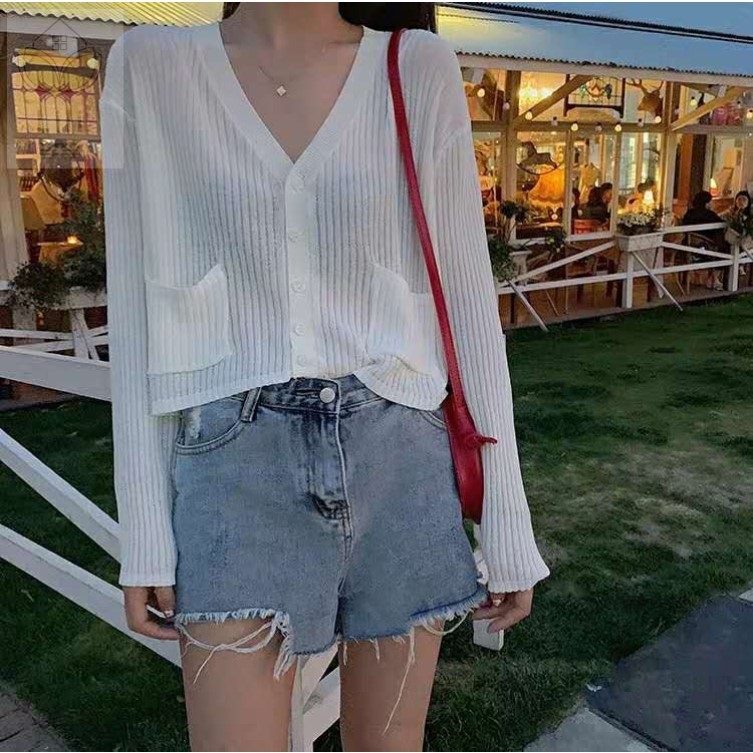 防晒冰丝针织外搭开衫薄款2025夏季新款感上衣披肩小外套女