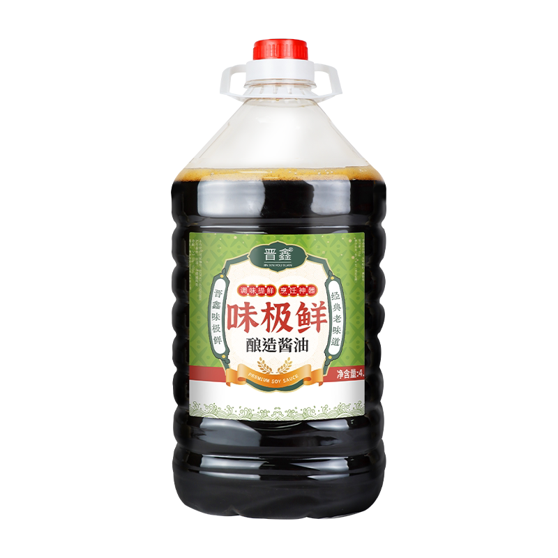 味极鲜酿造酱油商用大桶九斤装