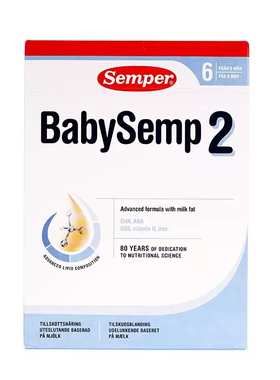 semper森宝新版盒装2段800g   六盒装