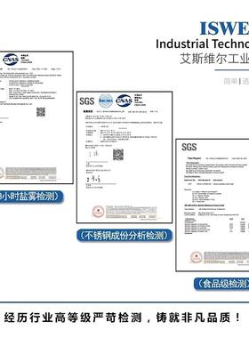不锈钢304大力钳防锈防磁工业级加力钳固定压力c型手动管钳夹钳子