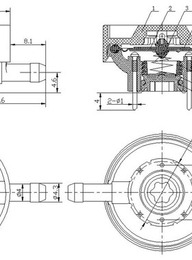 LECHY/LCP-02B真空包装机吸尘器PCB负压力开关LFS-02/KBQ-02B