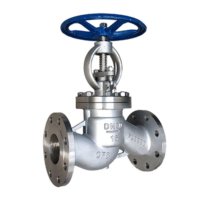 不锈钢截止阀J41W-16P 304法兰高温蒸汽手轮铸浇阀门DN25 - 300