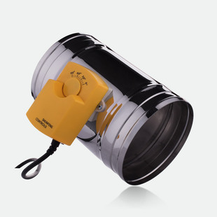 桐宇 201不锈钢电动风阀 三角度调节阀 圆形三档风量调节阀门蝶阀