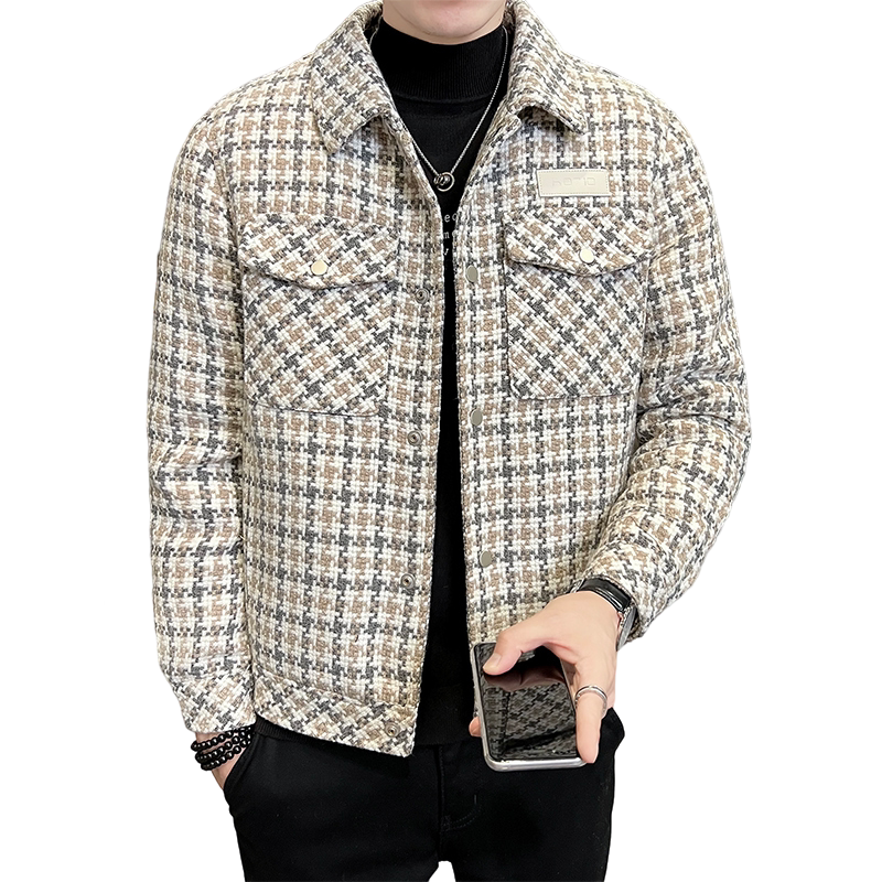 B255-5520-P175店主风高品质简约精神男士百搭羽绒服男士外套,男装羽绒服,电商B255
