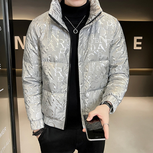 B255-5502-P165 2022秋季新款高品质男士羽绒服简约潮立领外套男图片