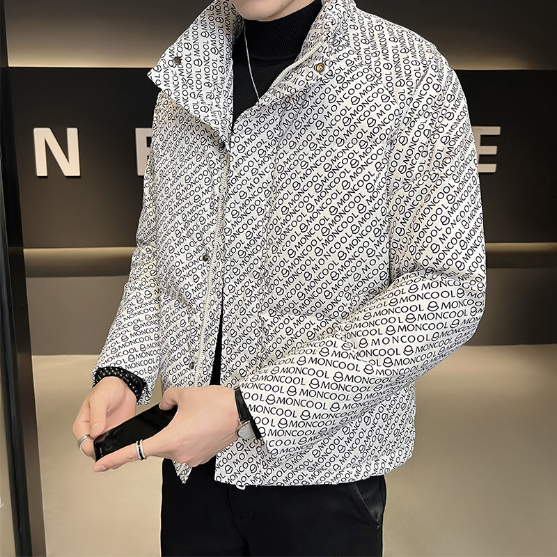 B255-5523-P165M-4XL店主风男士潮流高品质外套羽绒服百搭休闲潮,男装羽绒服,电商B255