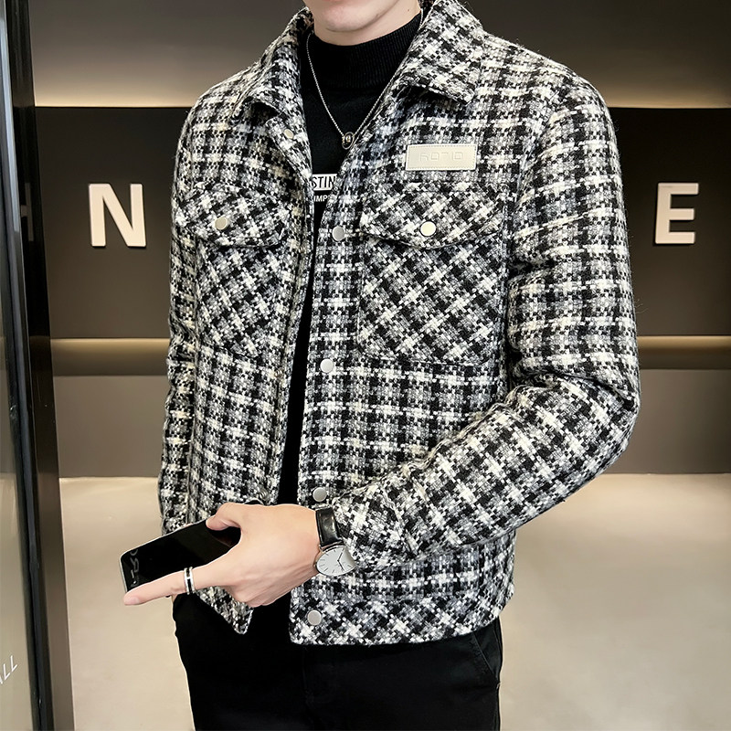 B255-5520-P175店主风高品质简约精神男士百搭羽绒服男士外套,男装羽绒服,电商B255