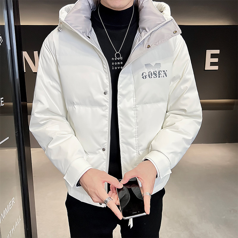 B255-8852-P1752022冬季新款店主风连帽羽绒服休闲高品质外套男,男装羽绒服,电商B255