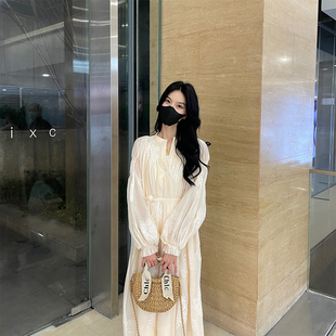 24Q019 芬达粉丝专享 显瘦法式 连衣裙刺绣仙气高档裙子女装