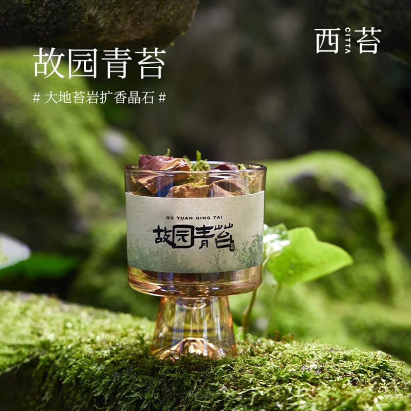 citta/西苔无火香薰扩香石松木青苔木质调植物小众摆件生日礼物