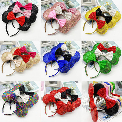 米妮头箍亮片儿童发卡