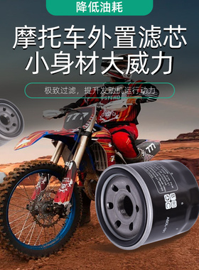 适用凯旋T509 T595 600 800 955Tiger摩托车机油滤芯滤清器机油格