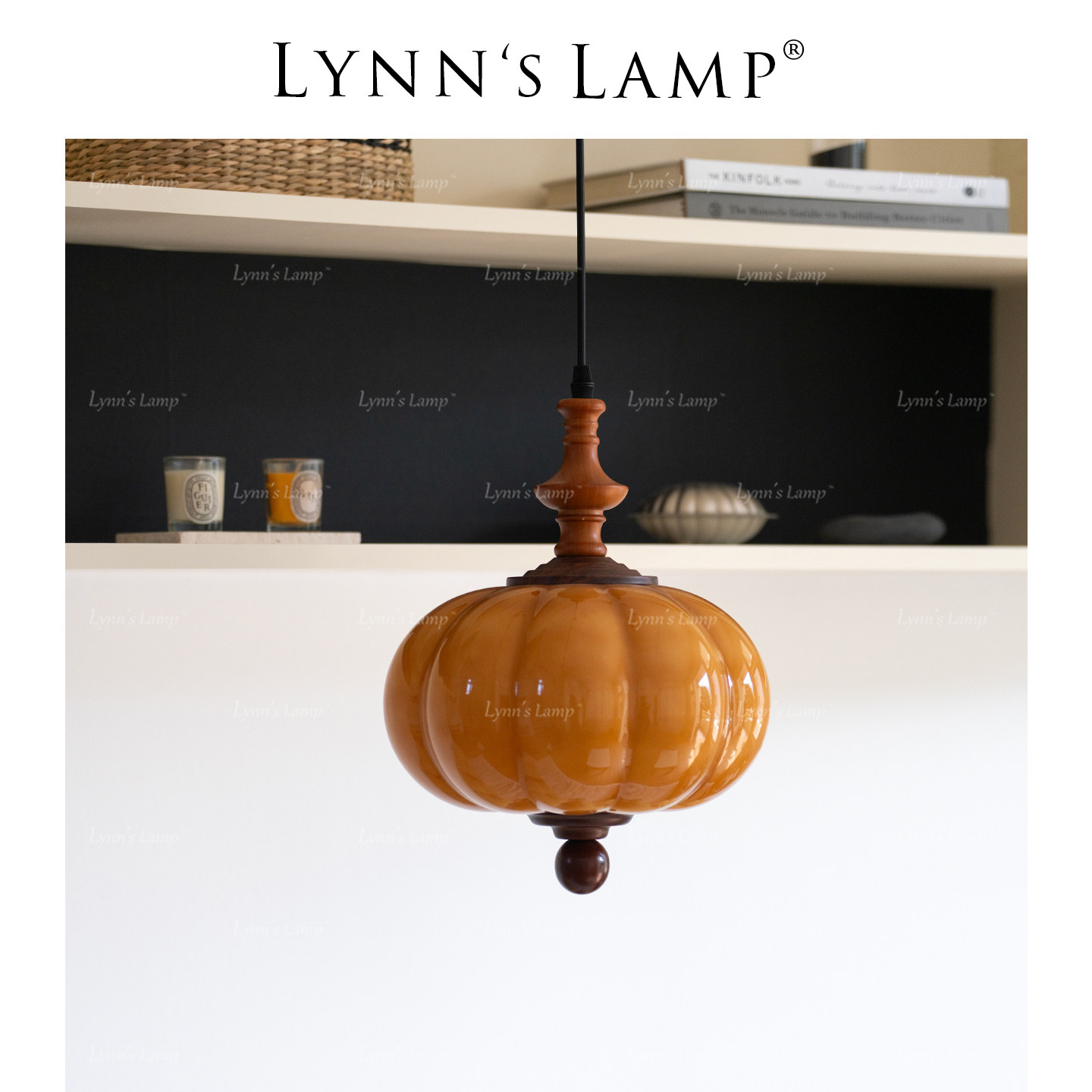 Lynn's立意侘寂风南瓜餐厅吊灯图片