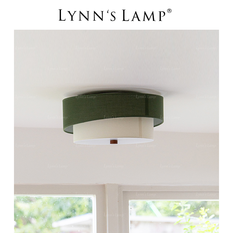 Lynn's立意拼接布艺日式吸顶灯