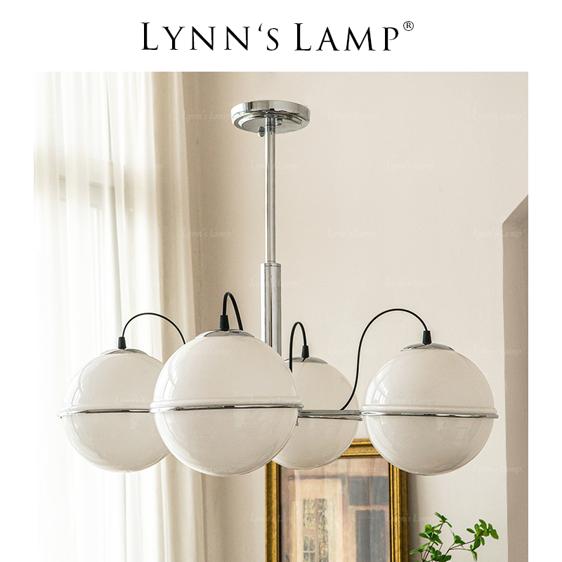 设计师简约现代客厅卧室玻璃吊灯