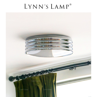 包豪斯银色吸顶灯 Lynn‘s立意 书房北欧卧室中古简约客厅极简灯