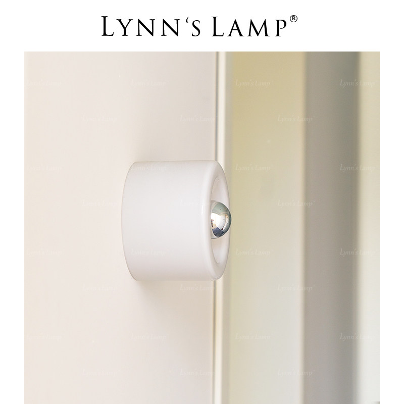 Lynn's立意 中古包豪斯壁灯 现代玻璃个性民宿床头背景墙极简灯