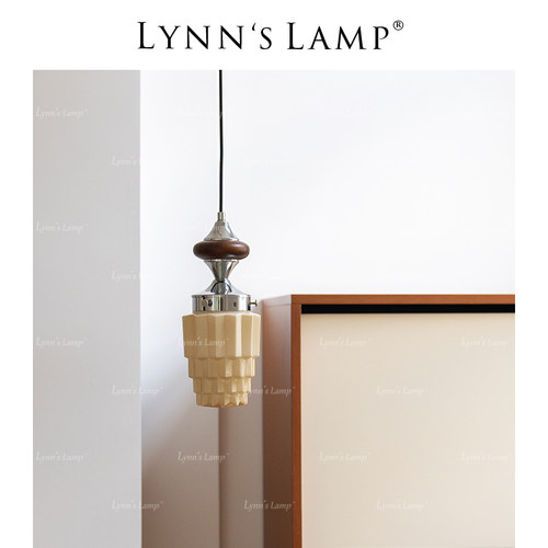 Lynn's立意奶油复古床头小吊灯