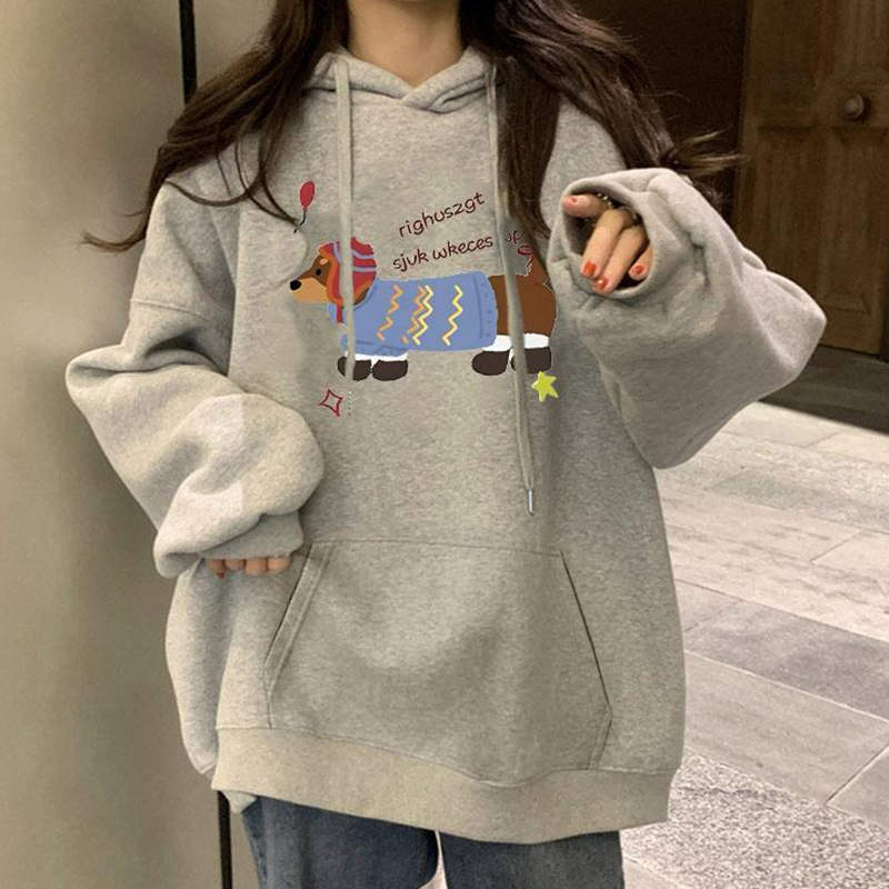 【小红书推荐】宽松大码连帽卫衣