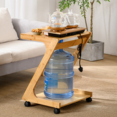 沙发边几带轮可移动家用客厅烧水壶一体水桶架小茶几茶台小推车