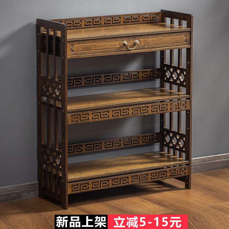 家具楠竹茶室客厅隔断博古架实木