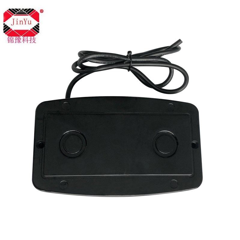 红外感应开关防砸防夹雷达车牌识别停车场免布R线雷达地感控制器