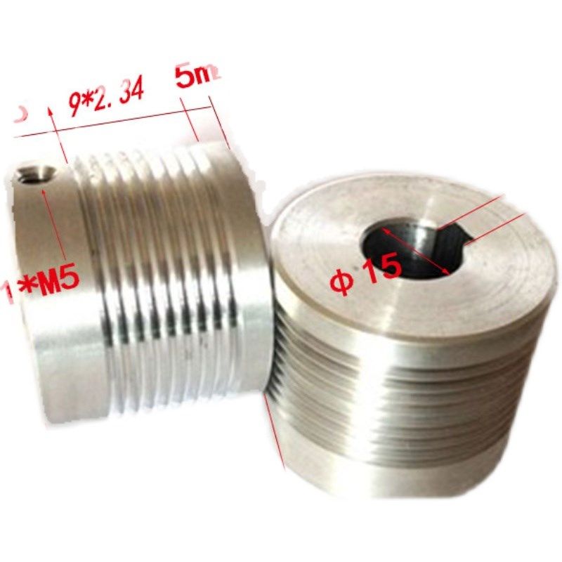 铝合金多楔轮 多沟电机轮 4PJ290 4PJ416