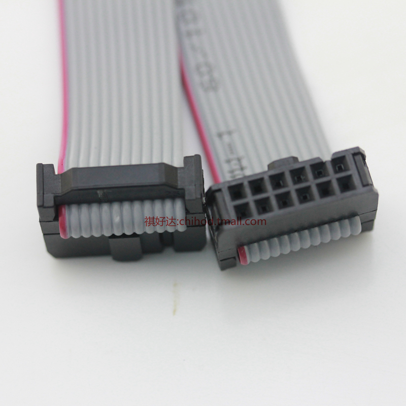 FC灰排线 JTAG间距2.54MM 长30CM -6/8/10/12/14/20/26/30/40/50P