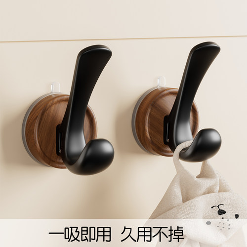 中古风吸盘挂钩免打孔门后壁挂钩