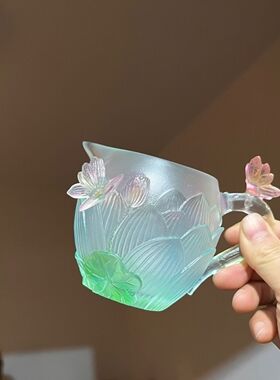 心缘甄蝶恋花系列和荷美美公道分茶器功夫茶茶席置景礼盒送礼