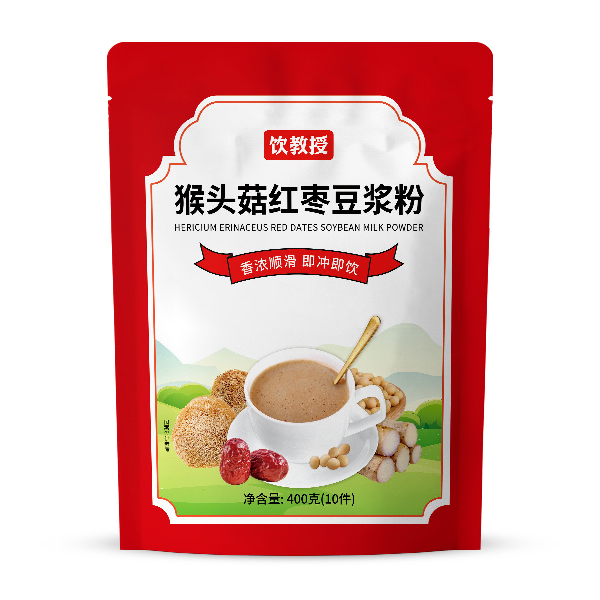 D猴头菇红枣豆浆粉营养早餐4