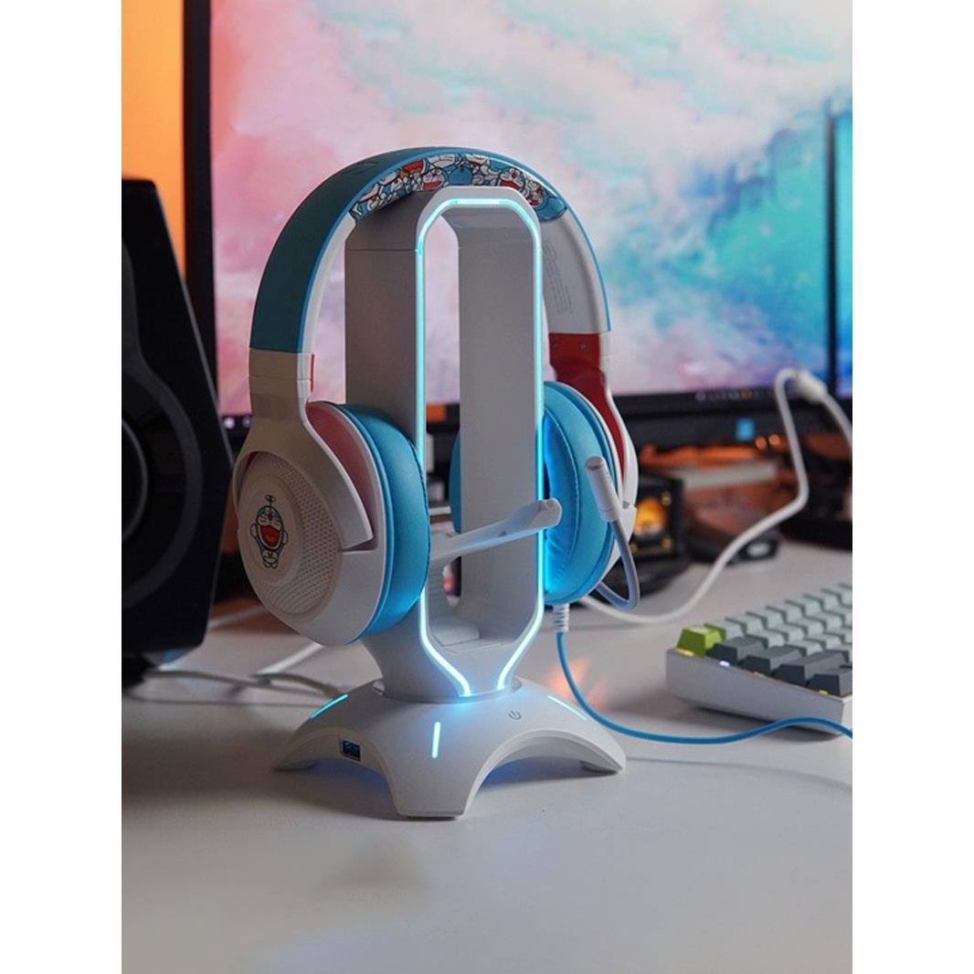 WAIZOWL BG Gaming 耳机支架发光RGB游戏头戴式耳麦集成USB拓展器饰品