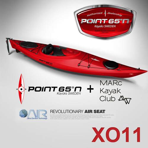 Point65 XO11 皮划艇 独木舟 海洋舟 休闲艇 滚塑硬艇 充气座椅