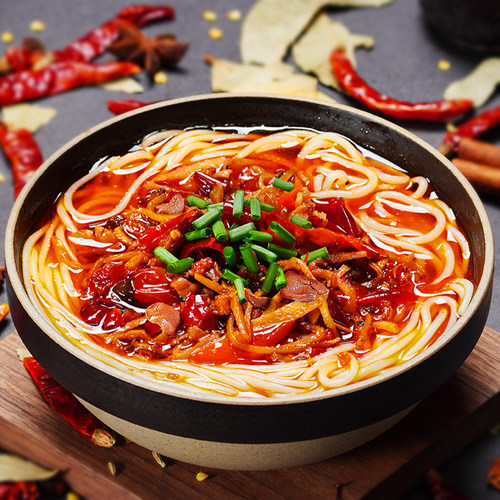 佼佼流口水235g*3重庆泡椒鸡杂面